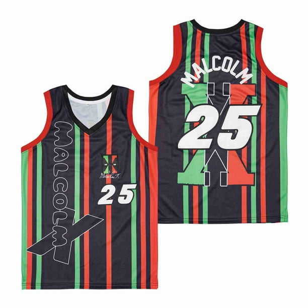 Men's Sports Jersey 25 Malcolm X Power Basketball Jersey