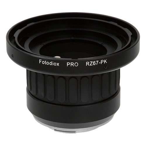 Fotodiox Pro Lens Mount Adapter with Focusing Barrel, for Mamiya RZ67 Lens to Pentax K-Mount (PK) DSLR Cameras