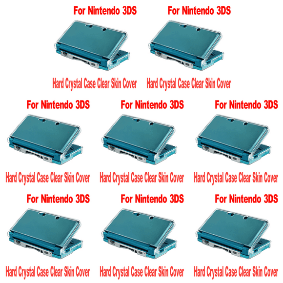 Peggybuy Crystal Clear Hard Skin Case Cover Protection for Nintendo 3DS N3DS Console