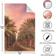 thumbnail image 3 of Kitchen Towels Tropical Palm Trees Pattern Cleaning Towel Absorbent Hand Towels Tea Towels for Home Restaurant Dish Clean 28" x 18", 1PC, 3 of 7
