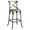 Turquoise & Oak, variant on Pemberly Row Contemporary Bar Stool in Walnut and Antique Black