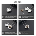 thumbnail image 5 of Customized Photo Urn Necklace Glass Cremation Jewelry Necklace for Ashes Heart Memorial Lockets Urn Ashes Keepsake, 5 of 7