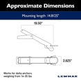 thumbnail image 2 of Lewmar Bow Roller for Delta Anchors 14-35 lbs., Stainless Steel Construction,, 2 of 4