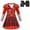 Red, variant on Bridget Halloween Costume for Girls Pink Dress Cosplay Party Fancy Dress