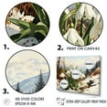 thumbnail image 3 of Designart "Winter Mountain Snowdrop Charm II" Snowdrops Floater Framed Wall Art Prints, 3 of 5