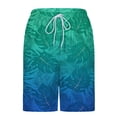 thumbnail image 6 of Erwazi Mens Swim Trunks Printed Drawstring Waist Layer Lining Breathable Quick Dry Practical Summer Swimwear Shorts with Pocket, 6 of 7