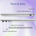 thumbnail image 4 of HP 17.3" HD+ Touchscreen Business Laptop, Intel i7-1355U, 64GB RAM, 4TB SSD, Wi-Fi ,Bluetooth,Backlit Keyboard, Windows 11 Pro, 4 of 5