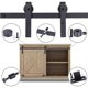 thumbnail image 1 of Mini kit de hardware Kit de riel de puerta corrediza para gabinete de TV de una sola puerta - 1,5 M/4,92 pies, 1 of 4