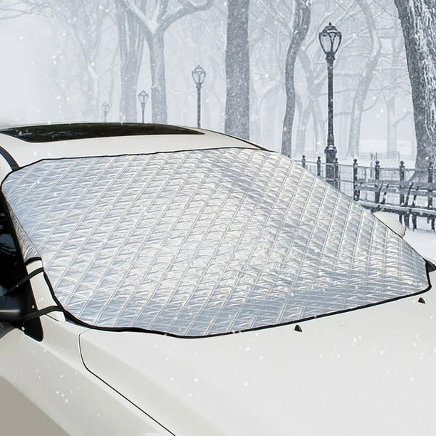 Generic Magnetic Winter Car Windshield Snow Cover Car Sun Block Shade Frost  Protection Sun Protection Anti-icing Front Windscreen Cover @ Best Price  Online