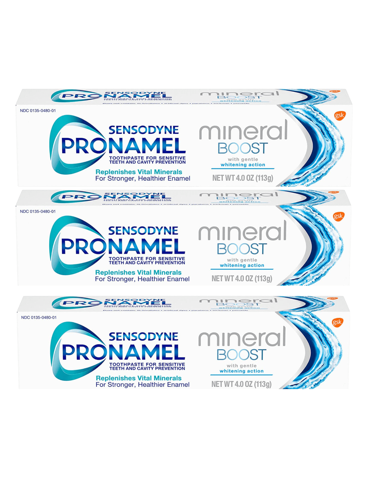 Sensodyne Pronamel Sensitive Mineral Boost Whitening Toothpaste, 4 Oz