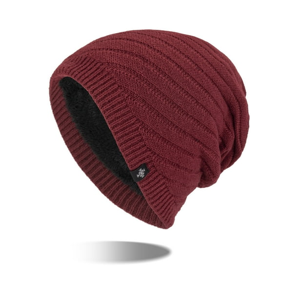 Beanie Skull Cap for Men Women Winter Slouchy Beanie Hat, Warm for Outdoor Skiing, Running & Work