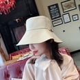 thumbnail image 3 of COCOpeaunt Double-sided Wearing Cap Solid Color Bucket Hat Women Sun Hat Reversible Fisherman Hat Summer Panama for Women Fishing Gorros, 3 of 6