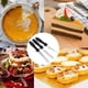 thumbnail image 5 of 3 espátulas para repostería, pala de cocina lisa de acero inoxidable, espátula para hornear pasteles, espátula para crema de mantequilla para pasteles, espátula para glaseado inclinada para decorar pasteles Vhermosa WLJ-1432, 5 of 5