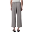 thumbnail image 4 of Lumtrix Linen Pants Women 2026 Summer Beach Vacation Trousers Elastic Waist Linen Capris Pants Boho Dressy Casual Travel Pant Gray S, 4 of 5