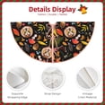 thumbnail image 3 of Sikiie Owl And Leaves Nativity Christmas Tree Skirt, Jesus Christian Winter Holiday Tree Mat Decoration(30-48IN)36", 3 of 6