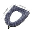 thumbnail image 4 of Toilet Seat Cushion, Soft Winter Warm Toillet Cover, Thickened Comfortable Toilet Seat, Furry Toilet Seat Cushion, Washable Toilet Seat, Reusable Toilet Seat Cover Pad, Colorful Toilet Seat, 43x37cm, 4 of 5