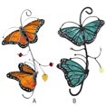 thumbnail image 3 of Butterfly Style Stained Glass Window Panel Hangings Stained Glass Butterfly Suncatcher Window Hanging Decor Gift, 3 of 4