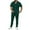 Green, variant on Wyobmus Two Piece Sets for Men Going Out Outfits Solid Color Waffle Knitted Tracksuit Short Sleeve Turndown Collar Tops Drawstring Waist Casual Pant S-3Xl Black