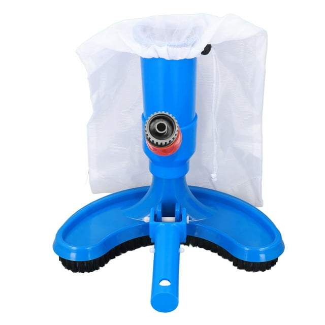 Underwater Cleaner, High Efficiency Powerful Universal Portable Pool Vacuum Mini ABS Easy Assemble With Brush Mesh Bag For Fountains