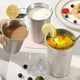 thumbnail image 5 of 5 vasos de acero inoxidable para beber, irrompibles, apilables, de metal cepillado, para enfriar cerveza, para viajes, exteriores, acampadas y uso diario, 5 of 7