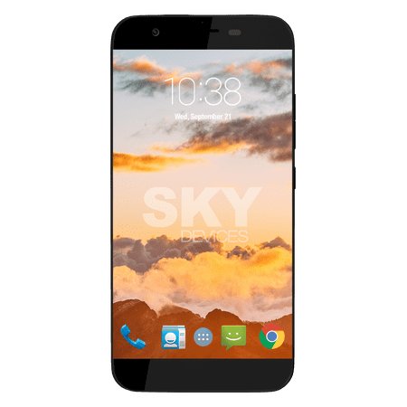 SKY Devices - Platinum 5.0 Plus 3G Unlocked Smartphone - 16Gb - Dark