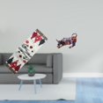 thumbnail image 2 of Camino De Mesa Navideño, Figuras Modernas De Resina De Toro, Mantel Reutilizable Para árbol De Navidad, Colección De Esculturas De Animales Feng Shui Coloridos, Estatuas Para Gabinete, Mesa, 2 of 8