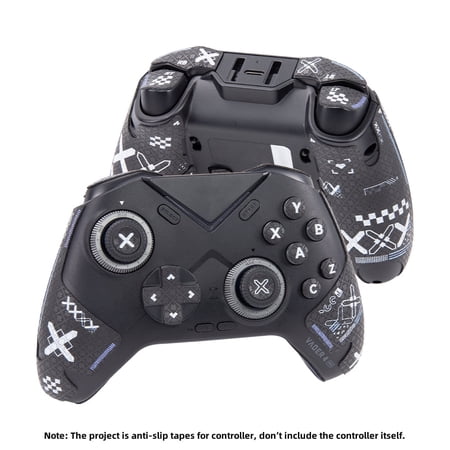 FAINLORD Wireless Game Controller Grip Tape for Flydigi Vader 4 Pro / Vader 3 Pro, Black