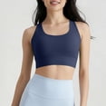 thumbnail image 2 of Jerdar Butterluxe U Back Longline Sports Bras for Women - Scoop Neck Padded Yoga Workout Crop Top with Built in Pads M, 2 of 7