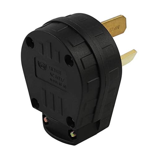 NEMA 10-50P 50A 125V/250V Plug Rewirable DIY Nema 10-50P plug 