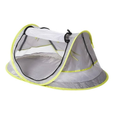 Folding Beach Tent Breathable Zippers Net Playhouse for Baby Outdoor Sun Shelters Translucent Mesh Camping