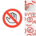 thumbnail image 2 of MOVTOTOP 5 Sheets Do Not Touch Warning Sign Removable Self Adhesive Labels Sticker Decal, 2 of 7