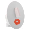 thumbnail image 3 of facefd Female Face Glasses Sunglasses Spectacle Display Stand Holder White Orange, 3 of 9