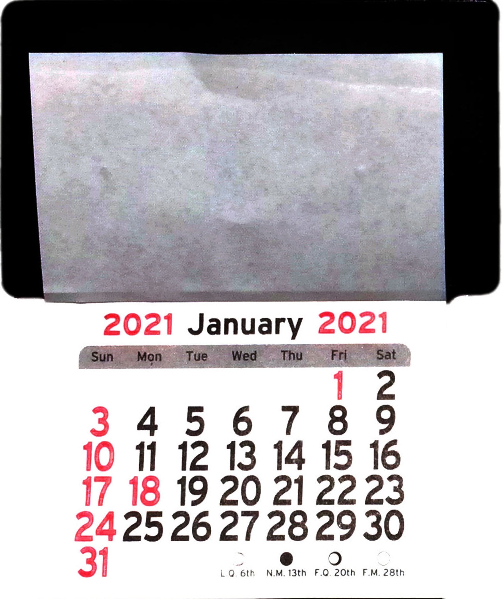 5 2020 Business Card Stick Up Calendars Peel N Stick Press and Stick
