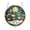 A001- Clear (A), variant on Hanging Ornament Stained Glass Effect Christmas Acrylic Puzzle Suncatcher Winter Snowy Village Scene Window Decor for Holiday Home Display