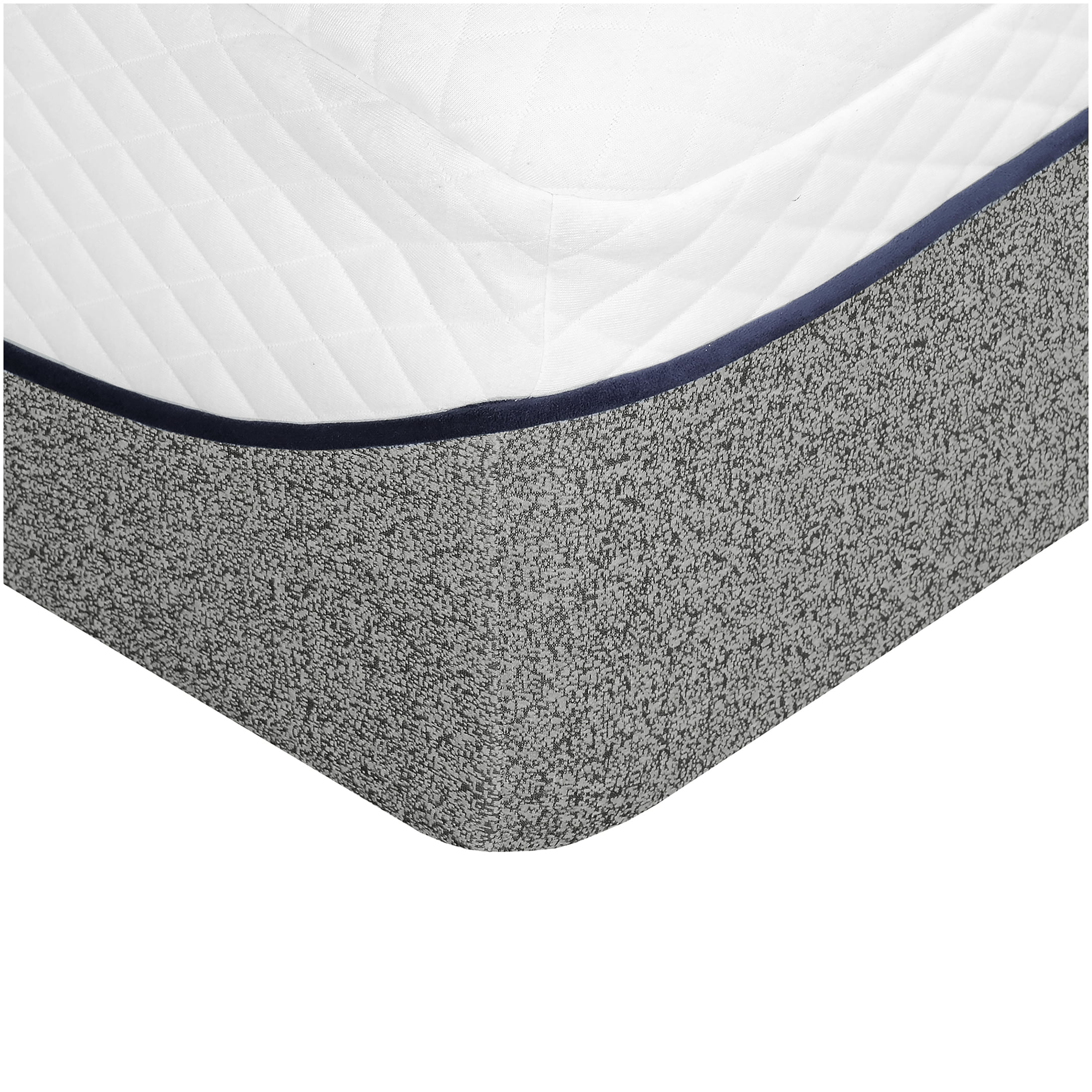 CHAMPFLAG Gel Memory Foam Mattress Full Size, Medium Firm, CertiPUR-US Certified, Motion Isolation, Bed in a Box, Grey