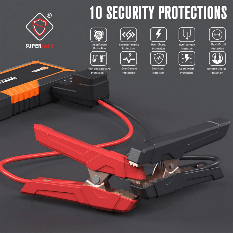GOOLOO Car Jump Starter,4000A Peak 12V Battery Jumper Box GOOLOO Car Jump Starter,4000A Peak 12V Battery Jumper Box