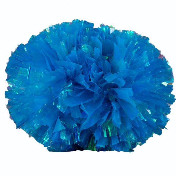 Naiyafly 1 Piece Cheerleading Pom Poms with Baton HandleColorful Cheer