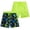 Black Green/Neon Lime, variant on Boys' Swim Trunks - 2 Pack Quick Dry Board Shorts Bathing Suit (Size: 8-18)