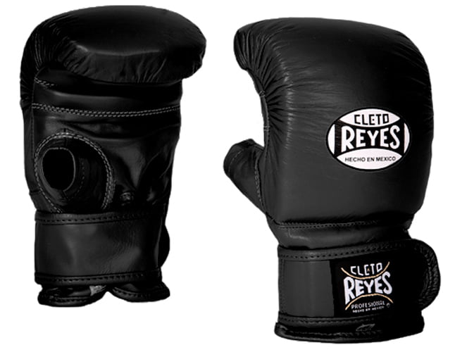 Black Cleto Reyes Velcro Sparring Boxing Gloves 