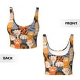 thumbnail image 5 of Picia Cute Cat Paw Sports Bra for Women,Padded Strappy Sports Bras Medium Support Yoga Bra with Removable Cups,Running Yoga Bra-XX-Large, 5 of 9