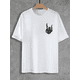 thumbnail image 1 of Never Killed a Mountain Lion But i've Choked a Cougar Graphic T-shirt with Skull Hand Pattern, For Women, For Men [180G 100% cotton, lightweight and breathable, soft and comfortable], 1 of 7