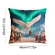 thumbnail image 3 of Funda de almohada navideña | Funda de almohada decorativa para fiestas | Funda de cojín cuadrada de 45 x 45 cm con cremallera oculta para sofá, cama o sala de estar | 1 pieza de tela de poliéster, 3 of 6