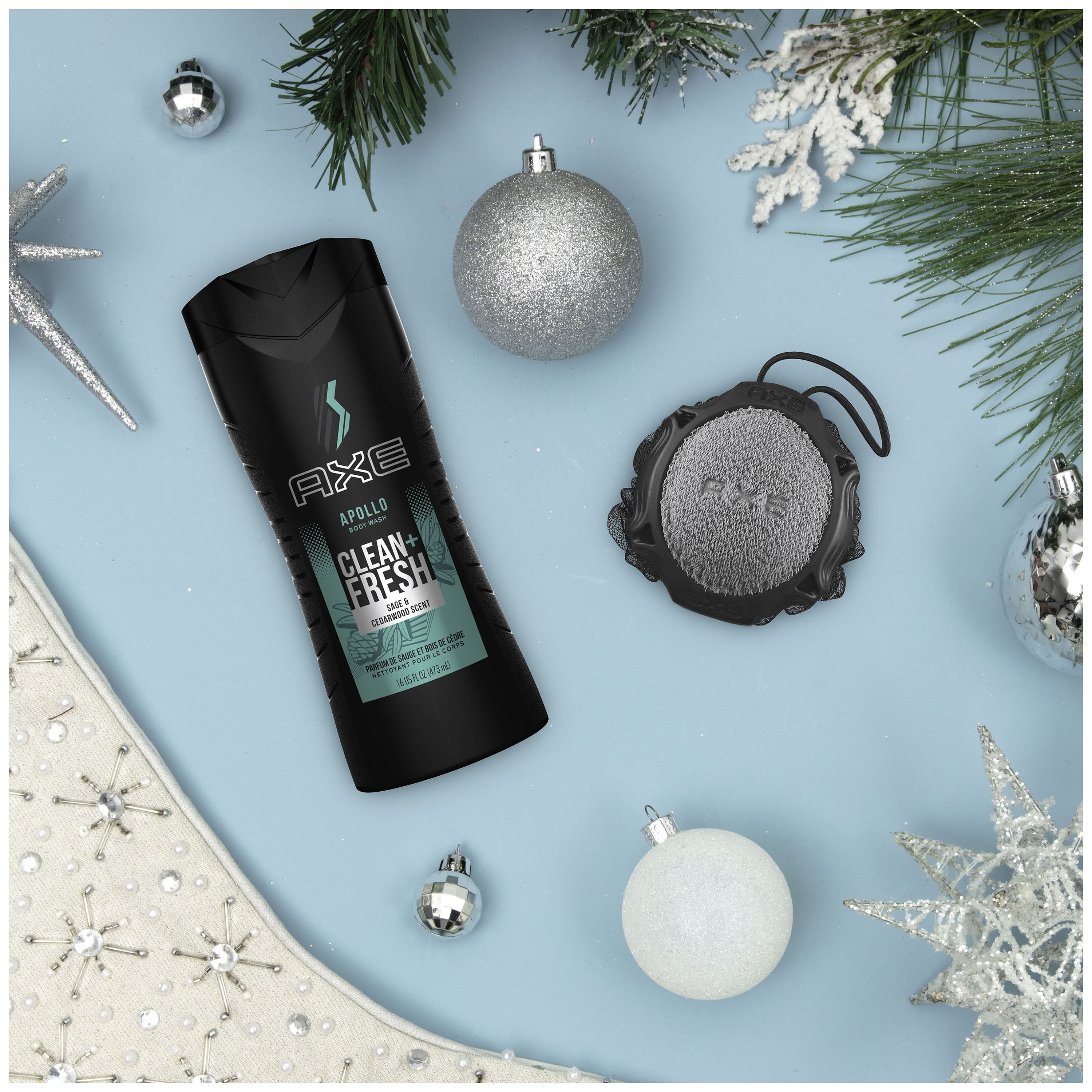AXE Apollo Holiday Gift Set (Body Wash x 2, Detailer) 3 Ct Walmart