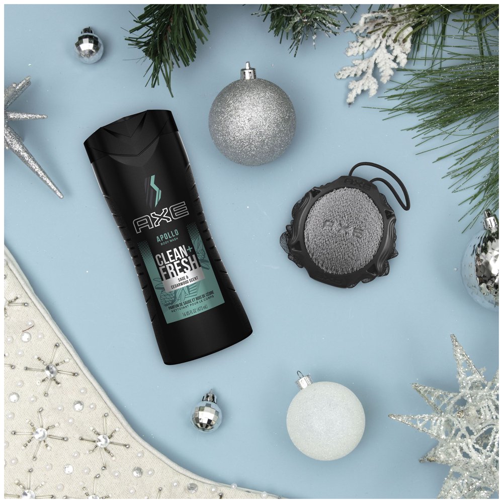 AXE Apollo Holiday Gift Set (Body Wash x 2, Detailer) 3 Ct Walmart