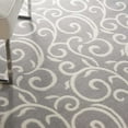 thumbnail image 3 of Eclectic Essentials Gray Bohemian Botanical Area Rug, 3 of 8