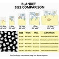 thumbnail image 4 of Blanket for Kids - Ultra Soft Cute Ghost Blanket - Plush Cozy Ghost Blanket for Travel/Camping/Picnic - Funny Halloween Ghost Decor - 50"x60"-Teens/Travel Size, 4 of 7