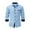 Blue, variant on Dress Shirt for Men Button Down Long Sleeve Shirt Business Casual Inner Contrast Collar Wedding Shirts Regular Fit Black L