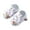 White, variant on Baby Sweetie Infant Baby Girls Flat Shoes, Soft Sole Bowknot Flower Print Non-slip Toddler First Walkers Shoes