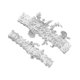 thumbnail image 1 of 1 Pair Of Bridal Garters Beautiful Wedding Lace Flower Garters Decorative Garters For Woman, 1 of 3