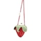 thumbnail image 5 of Bolsa de fresa de punto a mano mini bolso de hombro para compras de fiesta de uso diario, 5 of 9